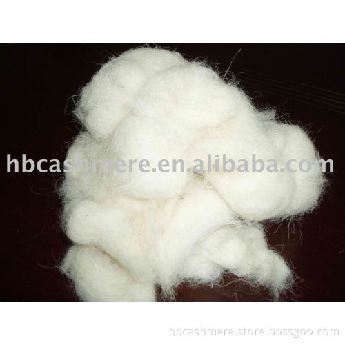 Cashmere Fibres--dehaired light grey cashmere